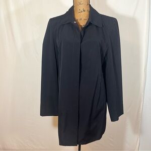 Hillard & Hanson Black Trench Coat